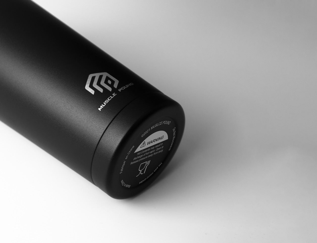 Bouteille shaker noir/blanc